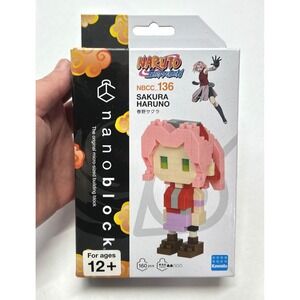 Nanoblock‎ NBCC_136 Sakura Haruno Naruto Shippuden Building Set New Sealed